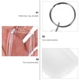 thumbnail image 5 of 24pcs Acrylic Key Chains Photo Frames Key Rings Keychains Key Holders DIY Gifts, 5 of 5