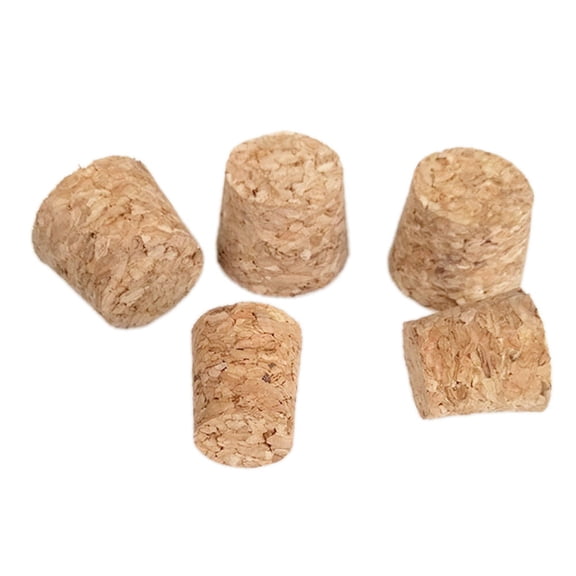 OUNONA 20pcs Cork Stopper Cone Shape Wine Bottle Stopper Beer Bottle Stopper for Bottles
