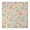 Multicolor Ethnic Floral-2, variant on Multicolor Ethnic Geometric Border Pattern Square Fitted Tablecloth with Elastic Edge,Square Table Cover,Washable Elastic Table Cover for Home Kitchen Party Decor 34"x34"