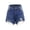 Blue, variant on LYMAYTER Women Denim Shorts Summer Hole Shorts High Waist Fallow Shorts Fashion Jean Shorts for S-2XL