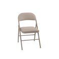 thumbnail image 1 of Chaise pliante en vinyle Cosco Antique Linen (paquet de 4), 1 of 5