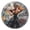 Elegant Woman Play Violin, variant on Dailycode Round Wall Clock Battery Operated Silent Non-Ticking Hanging Clock 10" Steamship Sailing on Sea