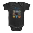 thumbnail image 1 of Styx Album Grid Vintage Smoke Infant Baby Romper Creeper Snapsuit, 1 of 2