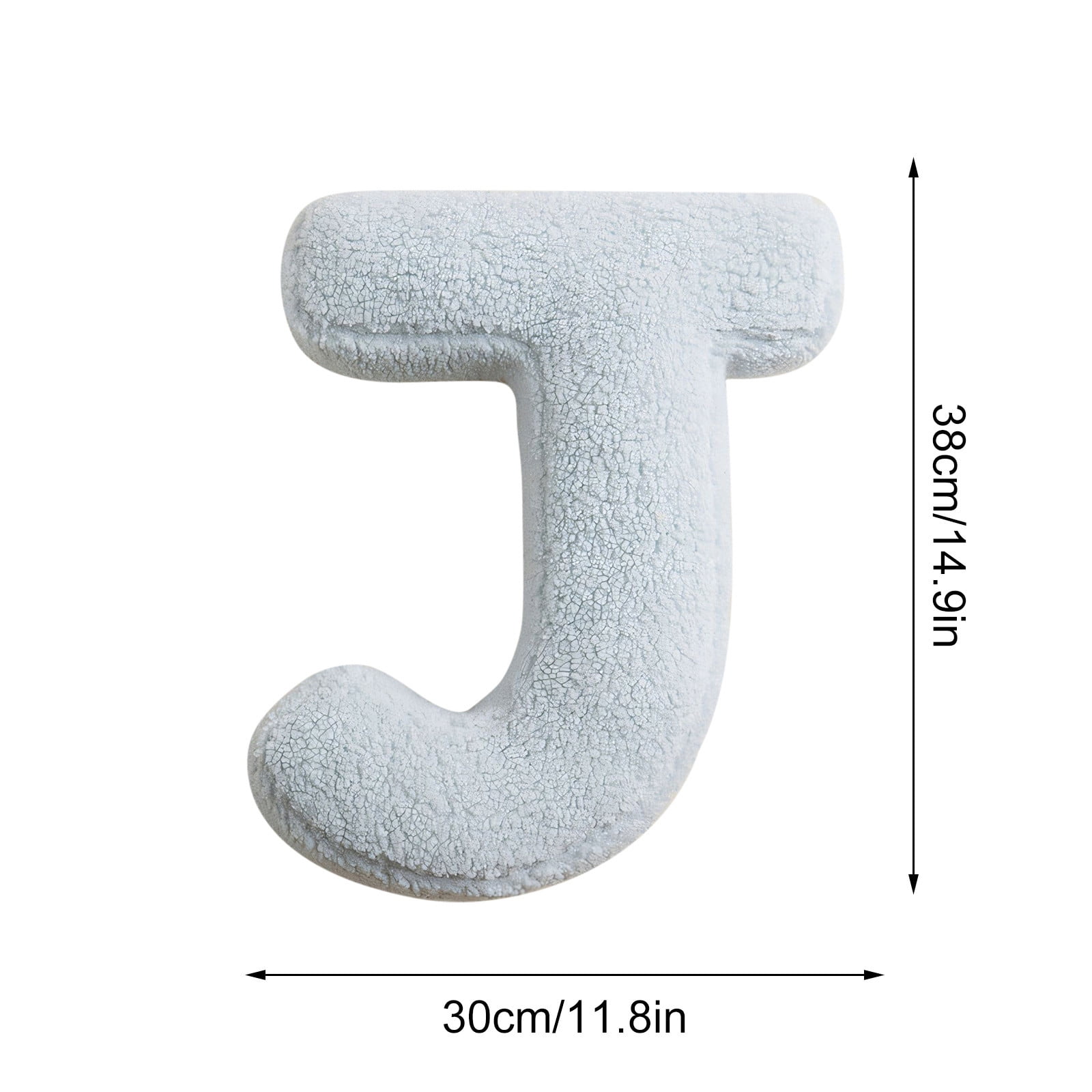 TACILIP Decorative Pillows, 26 Letter Pillows Cute Soft Letter Decorative Pillows English Alphabet Throw Pillows Cushion For Living Room Sofa Couch Bed Car Decoration, Men Gifts