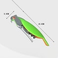 thumbnail image 2 of Qianli Corkscrew for Sommelier , Parrot Wine Corkscrew Plastic Corkscrew Bird Shaped Corkscrew, Green, 2 of 3
