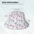 thumbnail image 5 of Kdxio Reflective Bucket Hat - Lilies Flowers Print Bucket Hat for Men,Women, 5 of 9