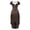Brown 1, variant on Steampunk Tight Shaper Bustiers Corset with Skirt Women Party Set Brown L