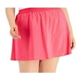 thumbnail image 2 of IDEOLOGY Womens Pink Pocketed Pull-on Elastic Waist Short A-Line Skort Plus 2X, 2 of 3