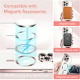 thumbnail image 5 of Entronix Magnetic Clear Case for iPhone 14 Pro Max, Slim Fit, Anti-Drop Shockproof, Rose, 5 of 5