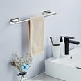thumbnail image 2 of Stainless Steel Towel Bar Set Bath Accessories Bathroom Hardware Kit Set, 2 of 9