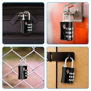 TSA Lock, AMIR TSA Approved Lock 3 Digit Combination Padlock Security Lock TSA Locks for Luggage Travel Business Trip 2 Packs