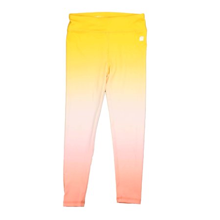 

Pre-owned Rockets Of Awesome Girls Yellow | Pink Leggings size: Little Girl