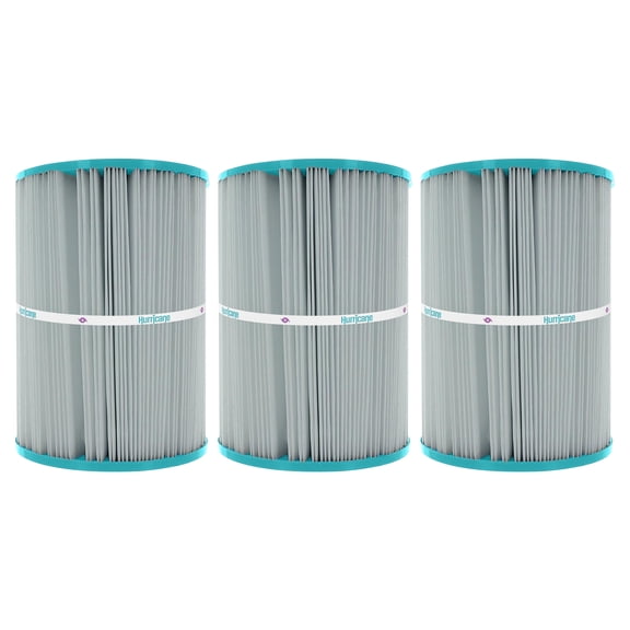 Hurricane HF7626-01 Replacement Spa Filter Cartridge for PA25-4 & Unicel C-7626, 3 Pack