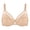 Beige, variant on Sports Jelly Bras for Women Plus Size Full Coverage Underwired Non Padded Minimiser Lace Underwear Strapless Bra