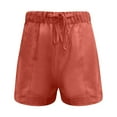 thumbnail image 3 of Casual Shorts Women's Summer High Waisted Lace Up Baggy Wide Leg Pants Shorts for Women Athletic Pack Womens Christmas Shorts plus Size Shorts for Women 2x Shorts Overalls for Women Womens Knit Shorts, 3 of 3