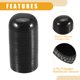 thumbnail image 5 of Tap?n de extremo de manguera de vac?o de entrada de tapa de refrigerante de silicona Universal de 25mm 0.98 "ID-coche para puerto de agua de vac?o de derivaci?n del calentador de refrigerante-negro de silicona Unique Bargains Tapa de manguera de silicona, 5 of 6
