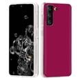 thumbnail image 1 of TalkingCase Slim Phone Case Compatible for Samsung Galaxy S21 5G, S30,(Not S21+,S21 Ultra),Red Violet Print,Lightweight,Flexible,Soft, USA, 1 of 7