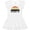 AA-White, variant on Inktastic Madison Wisconsin Skyline Retro Sunset Girls Toddler Dress