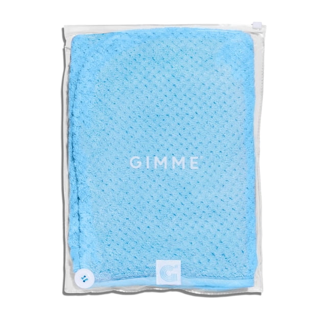 Gimme Beauty - Toalla Para El Cabello 100% Microfibra - Toalla Ultra Absorbente De Secado Rápido Para Un Secado Más Rápido Sin Encrespamiento - Toalla Ajustable Para Cabello Largo Y Todo Tipo De Cabel