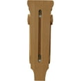 thumbnail image 4 of Ekena Millwork 5 1/8"W x 3 3/8"D x 15 1/2"H Medium Acanthus Pilaster Wood Corbel, Cherry, 4 of 4