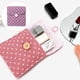thumbnail image 5 of Yuarrent Chica moneda tampón titular cosmético punto sanitario organizador bolsa de almacenamiento maquillaje toalla artículos diversos bolsa Almacenamiento y organización del hogar Púrpura, 5 of 6