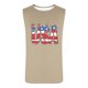 thumbnail image 4 of Camiseta sin mangas de cuello redondo para hombre, ropa de ocio, fitness, para el hogar, pijamas, camiseta con estampado de moda a color, blusa deportiva de poliéster para hombre, 4 of 5