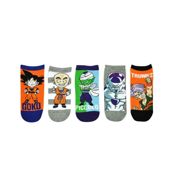 Dragon Ball Z 5 Pair Pack of Lowcut Socks