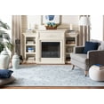 thumbnail image 3 of SAFAVIEH Martha Stewart Microloop Indoor Area Rug, Light Blue/Ivory, 5' x 8', 3 of 11