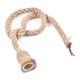 thumbnail image 3 of Rope Chandelier Pendant Light Ceiling Lamp E27 Base Lamp Cord Retro Style DIY Home Decoration, Single Head Accesorios De Luz Crtynell NO, 3 of 7