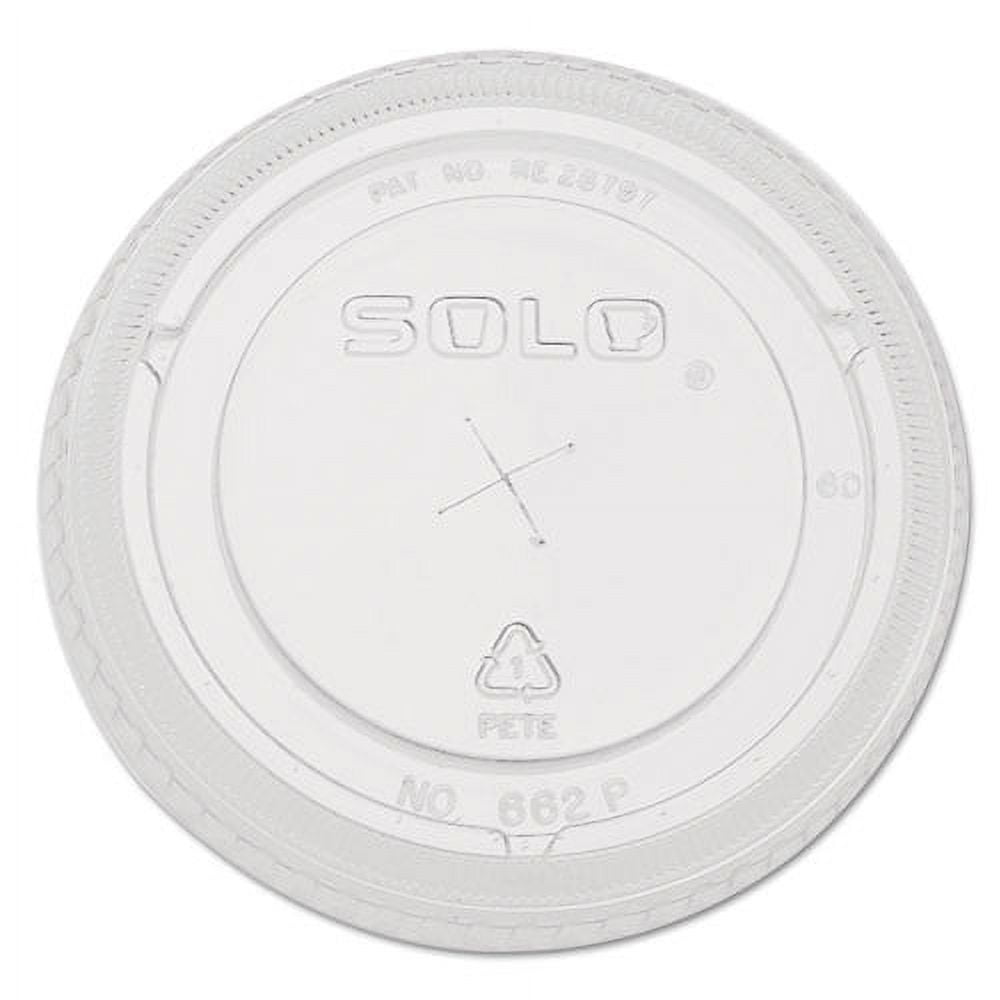 Straw-Slot Cold Cup Lids, Fits 9 oz to 20 oz Cups, Clear, 100/Pack Straw-Slot Cold Cup Lids, Fits 9 oz to 20 oz Cups, Clear, 100/Pack