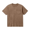 thumbnail image 4 of JAJAHO Mens Pocket T Shirt Short Sleeve Basic Tee Distressed Lightweight Casual Retro Crewneck Loose Fit Solid Color Summer Pullover Stylish Tops, 4 of 4