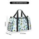 thumbnail image 3 of Easygdp Cartoon Sea Creatures Bolsa de Gimnasio, Bolsa de Viaje Duffel, Bolsa de Fin de Semana con Compartimentos, Bolsa de Mano para Noche, 3 of 7