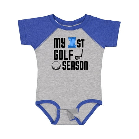 

Inktastic My 1st Golf Season Gift Baby Boy Bodysuit