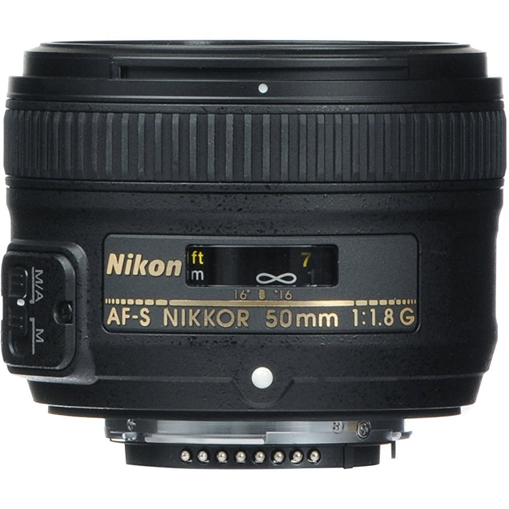 Nikon AF-S Nikkor 50mm f/1.8G Fixed Focal Length Lens - Walmart.com