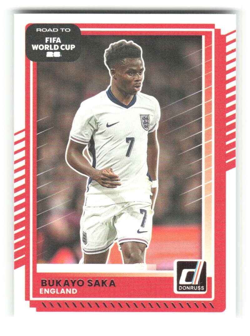 2025-26 Donruss Road to FIFA World Cup #65 Bukayo Saka England
