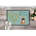 thumbnail image 2 of Carolines Treasures BB7633MAT Welcome Friends Fawn French Bulldog Doormat 18x27 27"L x 18"W multicolor, 2 of 4