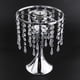 thumbnail image 5 of Candelabro decorativo, soporte para velas de pilar, mesa de café, centros de mesa para B-H 26cm-plata, 5 of 9