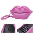 thumbnail image 3 of Larga Vida útil Unidad De Decoración Innovadora, Teléfono Divertido, Teléfono De Moda Con Forma De Labio Divertido, Duradero Para Tienda En Casa, 3 of 7