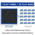 thumbnail image 2 of 2 Pack Clay Towel Auto Detailing, Fine Grade Microfiber Car Clay Bar Towel, Chamois Towel for Car, DIY Detail Clay Towels, Clay Bar Alternative for Car Detailing, 2 of 7