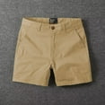 thumbnail image 4 of Men's Summer New Casual Slim Fit Cargo Shorts Stretchy Beach Shorts, 4 of 4