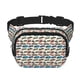 thumbnail image 1 of Fotbe Train Cangurera Cuadrada con Estampado de Doble Capa, Bolsa de Cintura Ajustable Mini para Hombres y Mujeres, 1 of 9