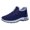 Blue, variant on Men's Winter Lined Thickened Cotton Boots, New Casual Dad Shoes, Soft Non Slip Couple Walking Cotton Footwear for Indoor and Outdoor Use (Light Violet, 6.5)