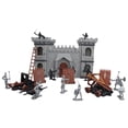 thumbnail image 3 of castillo medieval juguetes s modelo estático con conjunto , modelo de para escritorio hogar dormitorio Yotijar figuras de caballos, 3 of 10