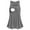 Gray, variant on Jacenvly New Pregnant Women Dress Sleeveless Solid Casual Dresses for Women Comfort Fit Fashion Square Neckline Mid-Length Summer Dresses for Maternity Gray Xxl