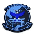 thumbnail image 1 of MASS-2 Pacific Vagabonds Blue PVC Patch - With Hook and Loop, 1 of 1