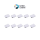 thumbnail image 2 of 10 Piezas Portalatas Sublimable Neopreno Blanco Color Make, 2 of 2