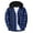 Style1-Blue, variant on Men's Flannel Button Down Shirts Long Sleeve Plaid Shirt Hoodie Jackets with Pocket Drawstring Hooded Coats Fashion Spring Summer Outfits Dressy Casual Leisure Clothes for School Travel Vacation