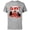 Athletic Heather, variant on Disney Mickey Mouse Racing Team "Oh Boy!" Race Car Driver - Short Sleeve Cotton T-Shirt for Adults - Customized-Black