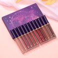 thumbnail image 1 of Matte Lip Gloss, 12 Colores de Alto PigmentO Longwearing No Fade Matte Liquid Lipstick Set para Maquillaje, 1 of 7