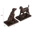 thumbnail image 3 of Creative Co-Op 2-Piece Resin Dog Bookends, Black, 3 of 6